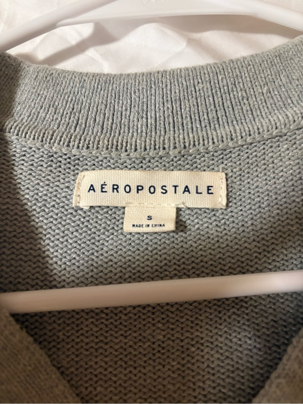Aeropostale Women's Crewneck Sweater in Heather Gray